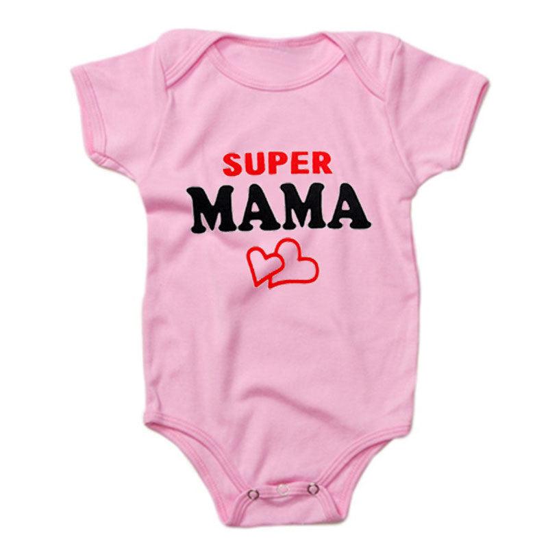 Funny Super Mama Papa Printed Baby Romper New Fashion For Boys & GirlsDERMSPE Funny Super Mama Papa Printed Baby Romper
Introducing our adorable Funny Super Mama Papa Printed Baby Romper, perfect for your little one's summer and springBaby rompersPlush Fashions ShopPlush Fashion ShopFunny Super Mama Papa Printed Baby Romper