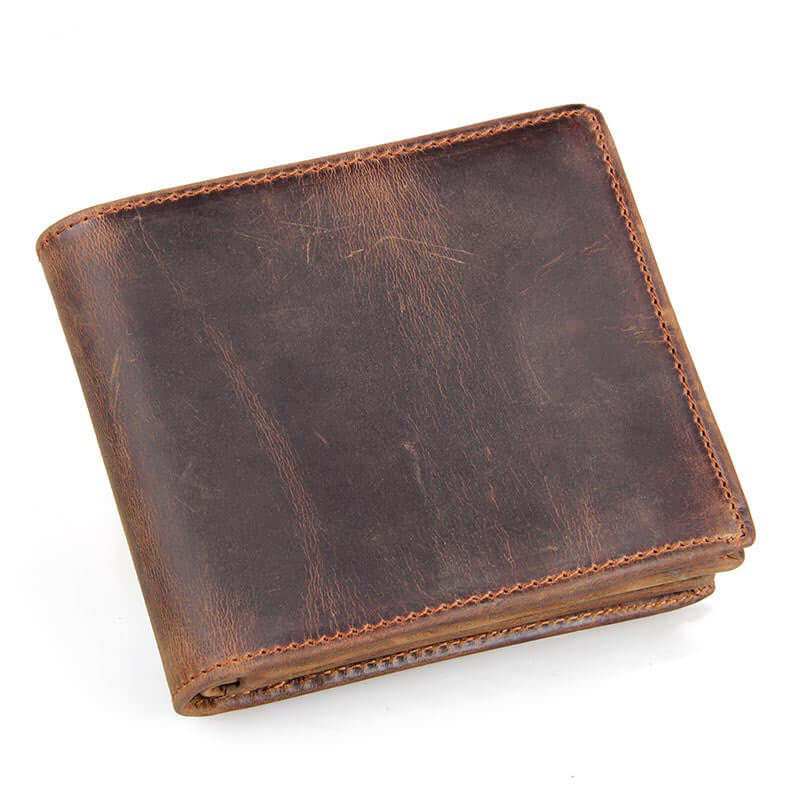 Men's Luxury Leather WalletThis luxurious men's leather wallet is made with the finest first layer cowhide and features a 2 fold design with a secure zipper opening. It includes a concealed coMen's accessoriesPlush Fashions ShopPlush Fashion Shop