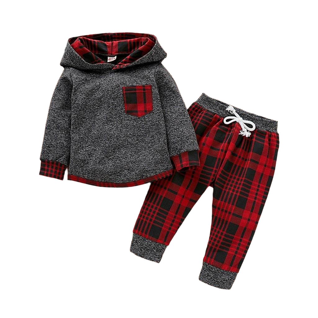 Baby Long Sleeve Plaid Sweater SetGet your baby ready for any occasion with our Baby Long Sleeve Plaid Sweater Set! Made from high-quality cotton blend material, your baby will be both stylish and coBaby clothsPlush Fashions ShopPlush Fashion Shop