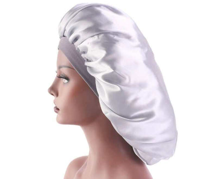 Beauty print Satin silk Bonnet sleep night cap for healthy hair and beauty sleep.