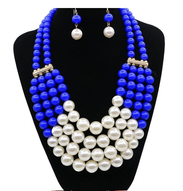 Multi Simulated Pearl Bohemian Jewelry SetAdd some bohemian flair to your jewelry collection with our Multi Simulated Pearl Bohemian Jewelry Set! Made with high-quality alloy and mother-of-pearl, this set feNecklacePlush Fashions ShopPlush Fashion Shop