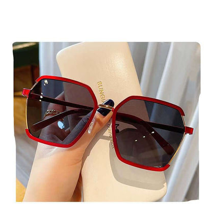 Vintage Half-Frame SunglassesExperience the vintage charm and style of our Half-Frame Sunglasses! Made with high-quality metal, these shades provide both sun protection and a touch of elegance. SunglassesPlush Fashions ShopPlush Fashion Shop