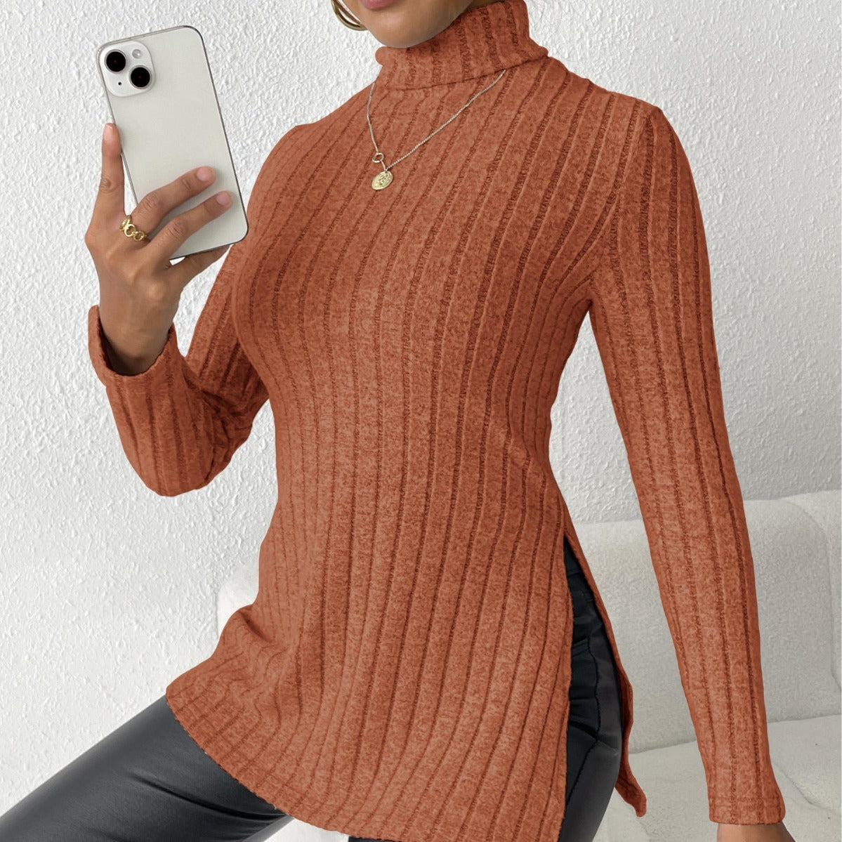 Women's Turtleneck Pullover Clothing SweaterElevate your winter wardrobe with our Women's Turtleneck Pullover Sweater! Crafted from luxurious flower gray velvet, this sweater offers cozy warmth and a touch of ShirtsPlush Fashion ShopPlush Fashion ShopTurtleneck Pullover Clothing Sweater