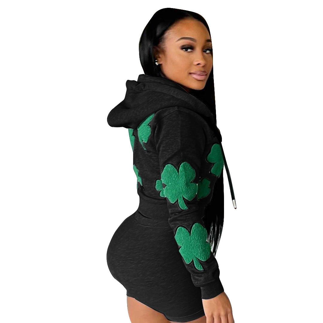 Women's Sports Two-piece Set Short SuitThis stylish two-piece set features vibrant printing, soft and comfortable cotton blend fabric, and a range of trendy colors to choose from. Perfect for active women2 piece short setPlush Fashions ShopPlush Fashion Shop