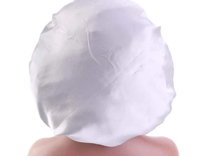 Beauty print Satin silk Bonnet sleep night cap for smooth, healthy hair.