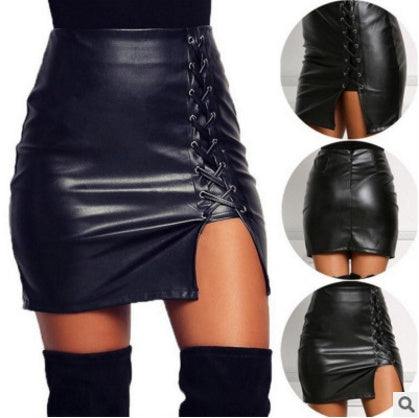 Black Lace Up PU Leather SkirtsUpgrade your wardrobe with our Black Lace Up PU Leather Skirts! Made from high-quality, durable PU leather, these skirts are designed to make a statement. With theirSkirtPlush Fashions ShopPlush Fashion Shop