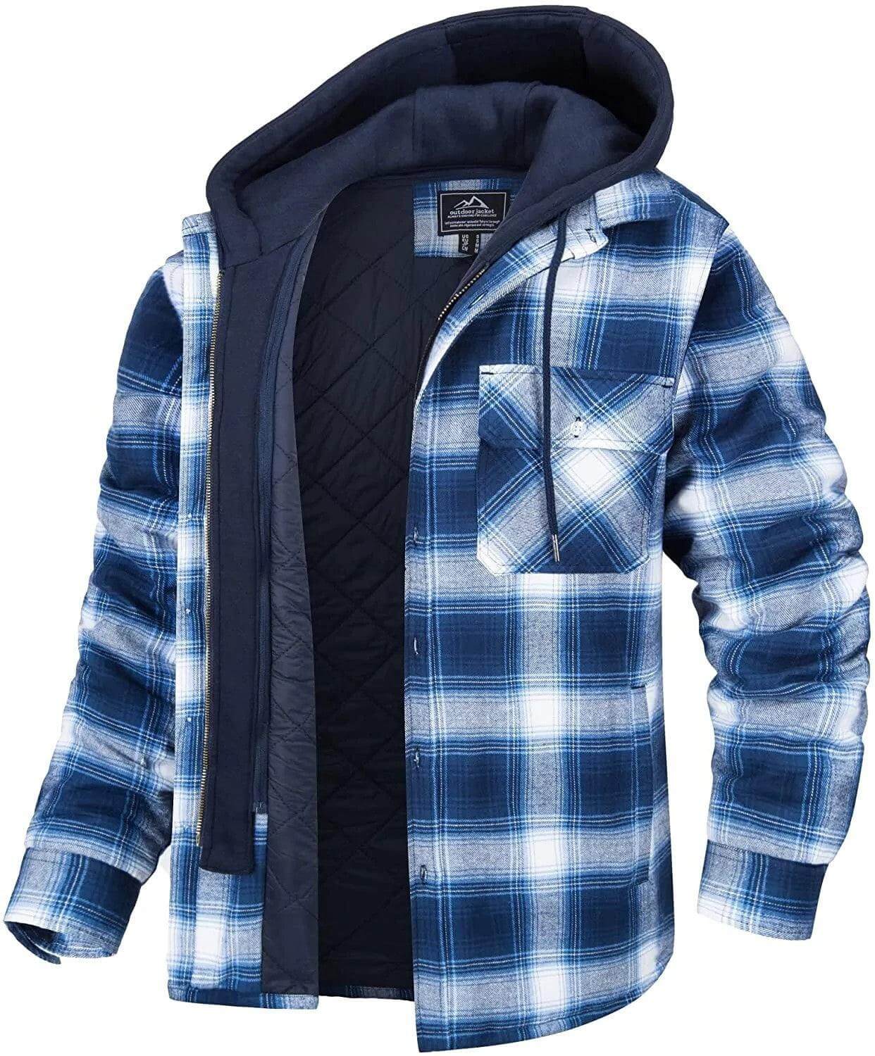 Men's Thick Padded Long Sleeves Loose PlaidStay stylish and cozy in our Men's Thick Padded Long Sleeves Loose Plaid cardigan! The loose fit and single-breasted placket provide ultimate comfort. Made with 100%Men's jacketPlush Fashions ShopPlush Fashion ShopThick Padded Long Sleeves Loose Plaid