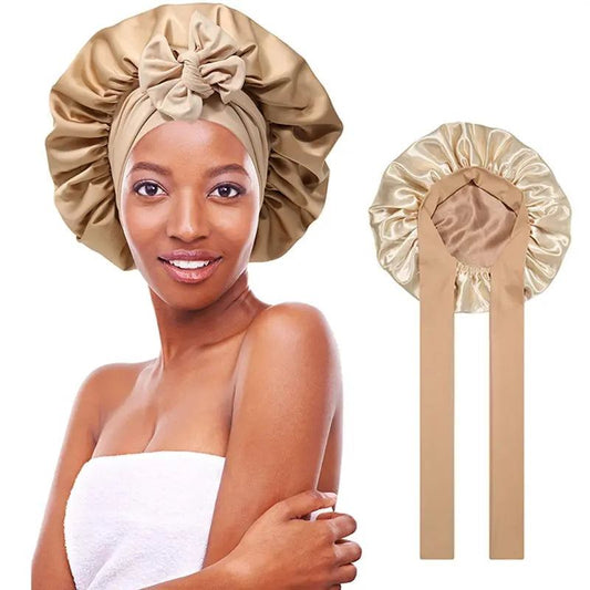 Women's Double Layered Silk Bonnet Hair Care Sleeping Hat with ElasticExperience ultimate hair protection and comfort while you sleep with the AWAYTR Double Layered Satin Night Caps for Women. Our satin sleep cap comes with a wide, sofhead scarfPlush Fashions ShopPlush Fashion ShopDouble Layered Silk Bonnet Hair Care Sleeping Hat