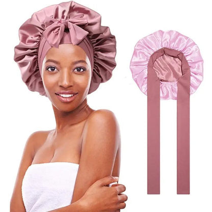 Women's Double Layered Silk Bonnet Hair Care Sleeping Hat with ElasticExperience ultimate hair protection and comfort while you sleep with the AWAYTR Double Layered Satin Night Caps for Women. Our satin sleep cap comes with a wide, sofhead scarfPlush Fashions ShopPlush Fashion ShopDouble Layered Silk Bonnet Hair Care Sleeping Hat