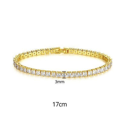 New Fashion Simple Tennis Bracelet For WomenAdd an elegant touch to any outfit with our New Fashion Simple Tennis Bracelet for Women. Made with high-quality materials and inlaid with sparkling zircon, this braBracletPlush Fashions ShopPlush Fashion Shop