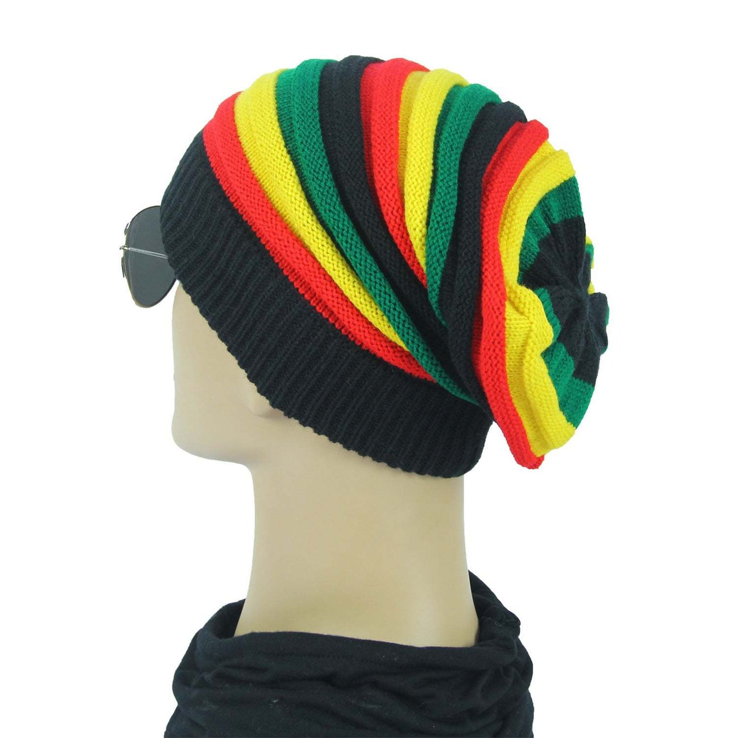 Colorful Striped Wool Hat Fashion Outdoor WarmStay warm and stylish with our Colorful Striped Wool Hat! Made with soft acrylic wool, this knitted hat is perfect for outdoor adventures. Its trendy European and AmBeauty & HealthPlush Fashions ShopPlush Fashion Shop