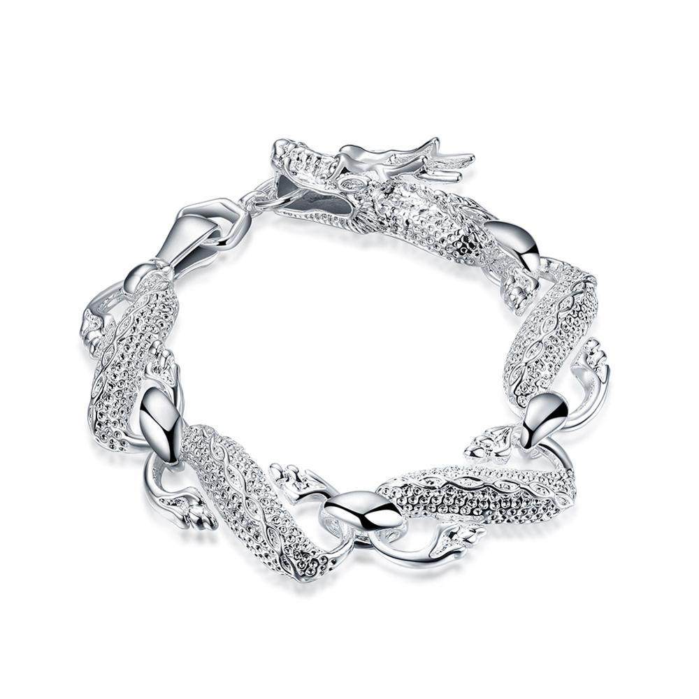 Unisex white dragon braceletExperience the powerful energy and elegance of our Unisex White Dragon Bracelet. Crafted from environmentally-friendly copper and electroplated with 925 silver, the BraceletPlush Fashions ShopPlush Fashion Shop