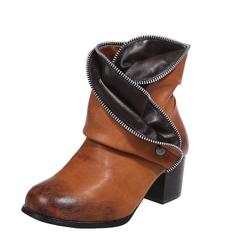 Women's Shoes Thick Heel Fashion Single ShoesElevate your style with Women's Shoes Thick Heel Fashion Single Shoes! The sleek design and durable synthetic leather bring a modern twist to the classic round-toe sBootPlush Fashions ShopPlush Fashion ShopShoes Thick Heel Fashion Single Shoes