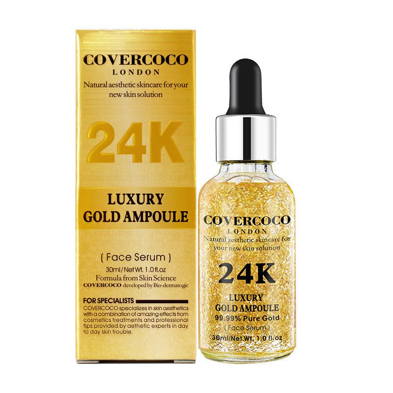 24K Golden Face Moisturizing Cream in a luxurious gold bottle and packaging.