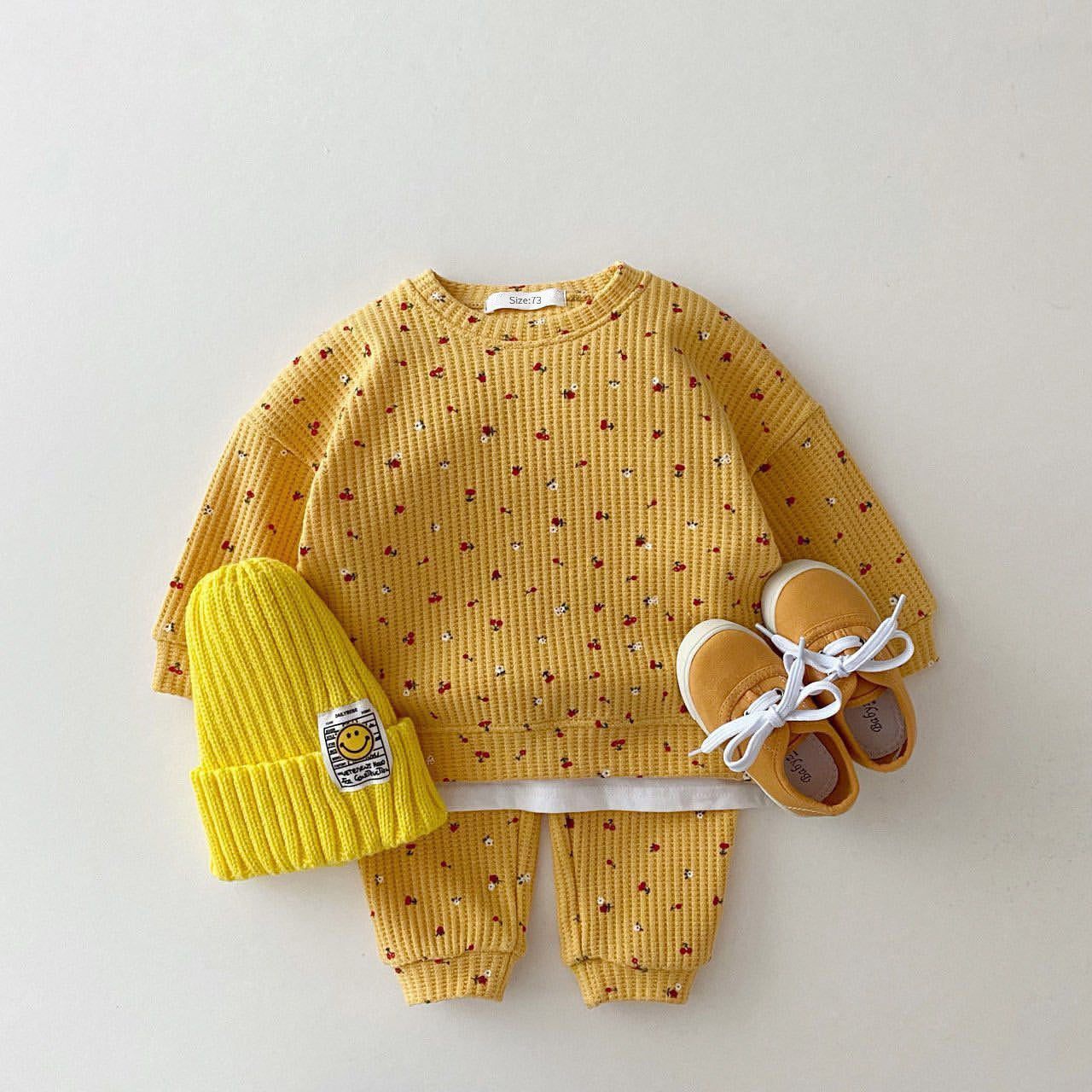 Infant & Kids Waffle Sweatshirt Casual SetDress your little one in stylish comfort with our Infant &amp; Kids Waffle Sweatshirt Casual Set. Made with soft-treated cotton fabric, this two-piece set includes ababy sweatersPlush Fashions ShopPlush Fashion Shop