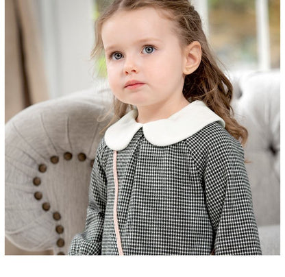 Winter Girl's Plaid Dress Children's ClothingIntroduce your little girl to style and comfort with our Winter Girl's Plaid Dress! Combining a trendy European and American design with a durable A-line skirt, thistoddler dressPlush Fashions ShopPlush Fashion ShopPlaid Dress Children'