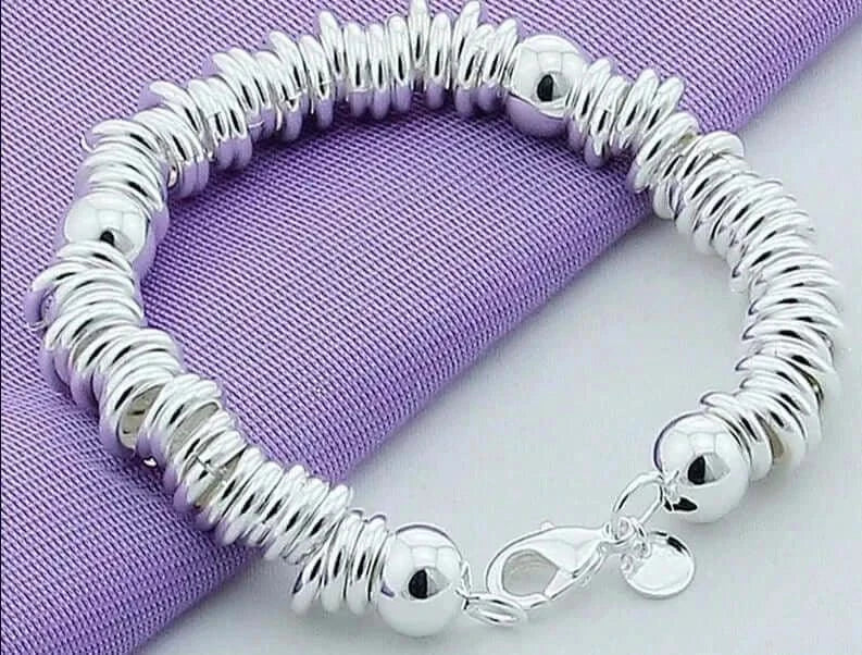 New Arrival 925 Silver Color Charm Cuff Bangle For WomenIntroducing our New Arrival 925 Silver Color Charm Cuff Bangle, designed specifically for women. Add a touch of elegance and style to any outfit with this bangle. CrBraceletPlush Fashions ShopPlush Fashion Shop