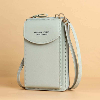 Women Mobile Phone Crossbody Large Wallet Shoulder BagThis crossbody bag is a versatile and stylish accessory for daily use. With its synthetic leather lining and PU leather material, it offers durability and a touch of0Plush Fashions ShopPlush Fashion Shop