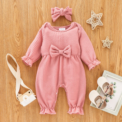 New Autumn Butterfly Long sleeve Infant romperIntroducing our New Autumn Butterfly Long sleeve Infant romper - the perfect blend of style and comfort for your little one! Made with soft and durable polyester fibInfant clothsPlush Fashions ShopPlush Fashion Shop