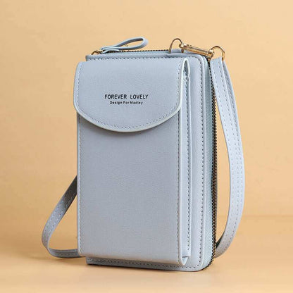 Women Mobile Phone Crossbody Large Wallet Shoulder BagThis crossbody bag is a versatile and stylish accessory for daily use. With its synthetic leather lining and PU leather material, it offers durability and a touch of0Plush Fashions ShopPlush Fashion Shop