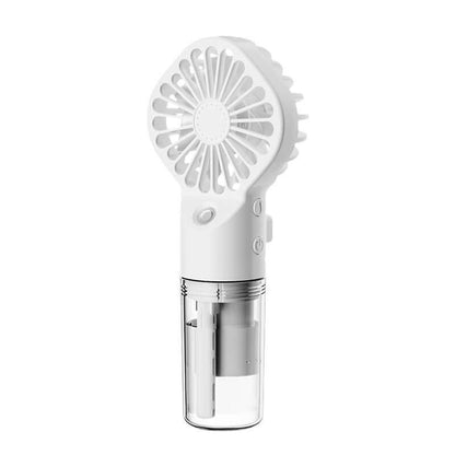 Strong Power Spray Humidification Mist Fan Usb Charging Portable Icy aElevate your summer experience with our versatile and portable Strong Power Spray Humidification Small Mist Fan! This two-in-one design features fast cooling, nano iHumidifierPlush Fashions ShopPlush Fashion Shop