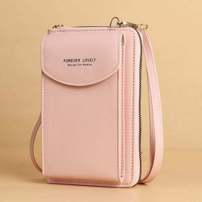 Women Mobile Phone Crossbody Large Wallet Shoulder BagThis crossbody bag is a versatile and stylish accessory for daily use. With its synthetic leather lining and PU leather material, it offers durability and a touch of0Plush Fashions ShopPlush Fashion Shop