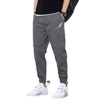 Men  Elastic Waist  Cargo Pants - Plush Fashion Shop #