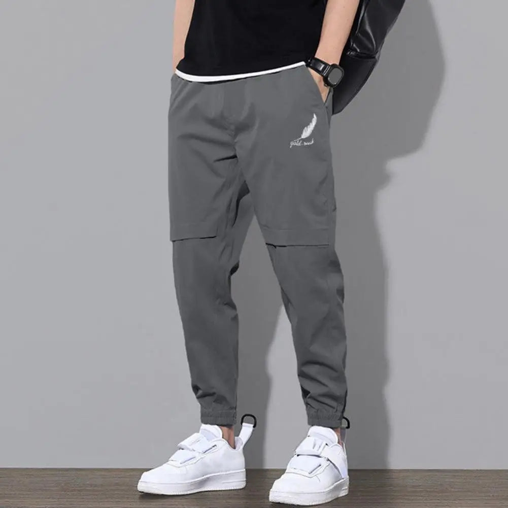 Men  Elastic Waist  Cargo Pants - Plush Fashion Shop #