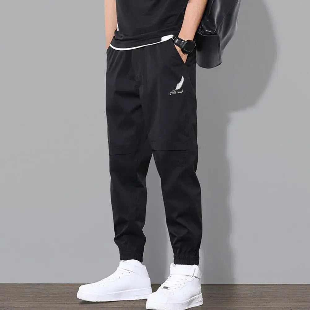 Men  Elastic Waist  Cargo Pants - Plush Fashion Shop #