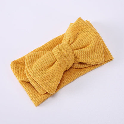 Infant Oversized Bow Hair Band - Plush Fashions Shop 