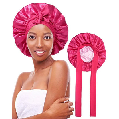 Women's Double Layered Silk Bonnet Hair Care Sleeping Hat with ElasticExperience ultimate hair protection and comfort while you sleep with the AWAYTR Double Layered Satin Night Caps for Women. Our satin sleep cap comes with a wide, sofhead scarfPlush Fashions ShopPlush Fashion ShopDouble Layered Silk Bonnet Hair Care Sleeping Hat