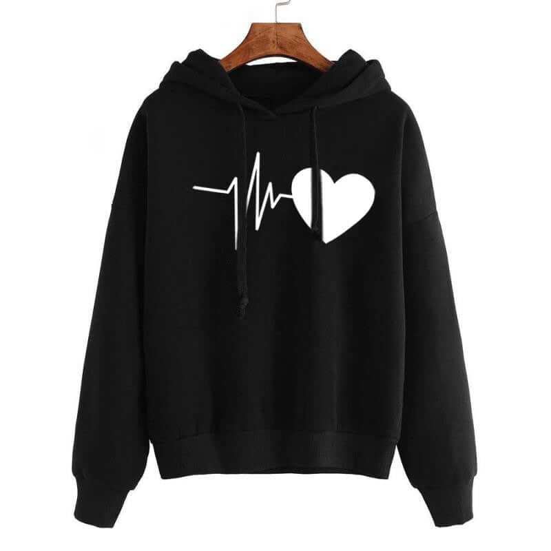 Heart Print Streetwear Hoodies Women Sweatshirt Spring Autumn Long SleExperience comfort and style with our Heart Print Streetwear Hoodies for women! The unique design is sure to turn heads, while the good quality material provides ultSweatshirtPlush Fashions ShopPlush Fashion ShopHeart Print Streetwear Hoodies Women Sweatshirt Spring Autumn Long Sleeve Hoodie Clothes