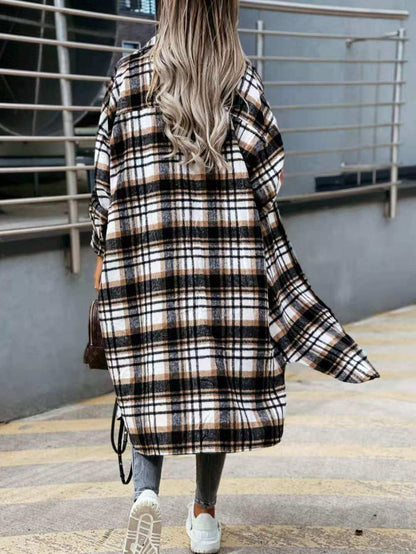 New Style Lengthened Plaid Shirt Women's ClothingExperience style and comfort with our New Style Lengthened Plaid Shirt! Made from 30%-50% cotton, this shirt features a classic check pattern and long sleeves for a ShirtPlush Fashions ShopPlush Fashion ShopStyle Lengthened Plaid Shirt Women'