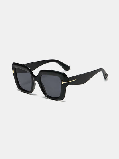 Polycarbonate Frame Square Sunglasses with UV400 protection.