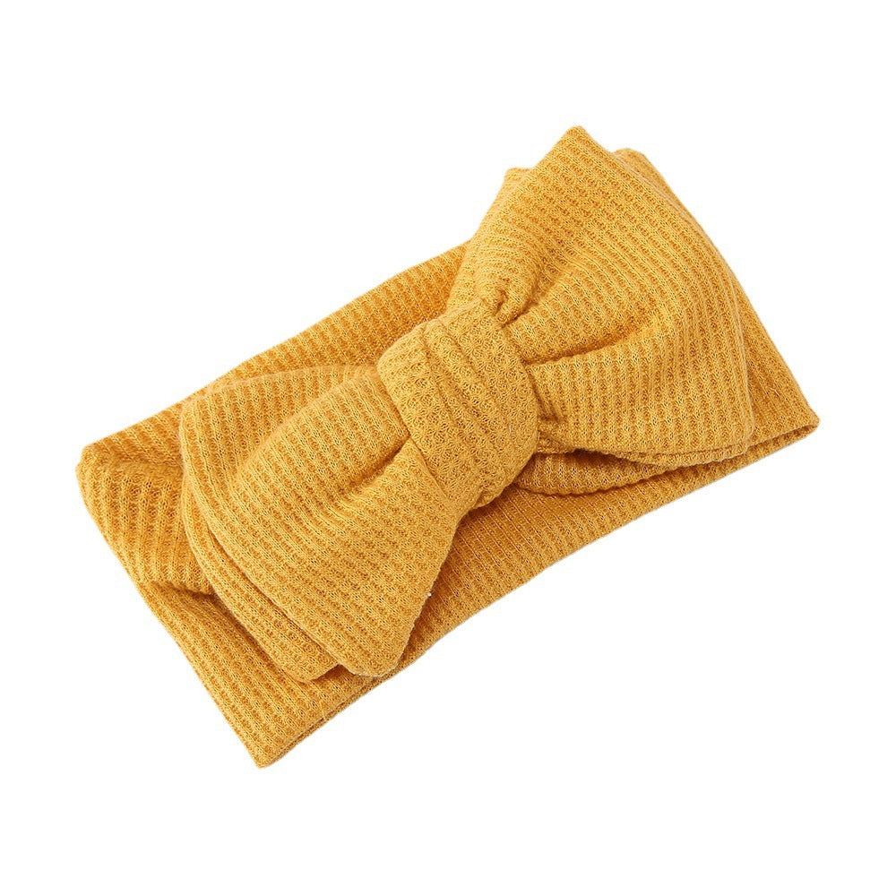 Infant Oversized Bow Hair Band - Plush Fashions Shop 