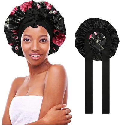 Women's Double Layered Silk Bonnet Hair Care Sleeping Hat with ElasticExperience ultimate hair protection and comfort while you sleep with the AWAYTR Double Layered Satin Night Caps for Women. Our satin sleep cap comes with a wide, sofhead scarfPlush Fashions ShopPlush Fashion ShopDouble Layered Silk Bonnet Hair Care Sleeping Hat