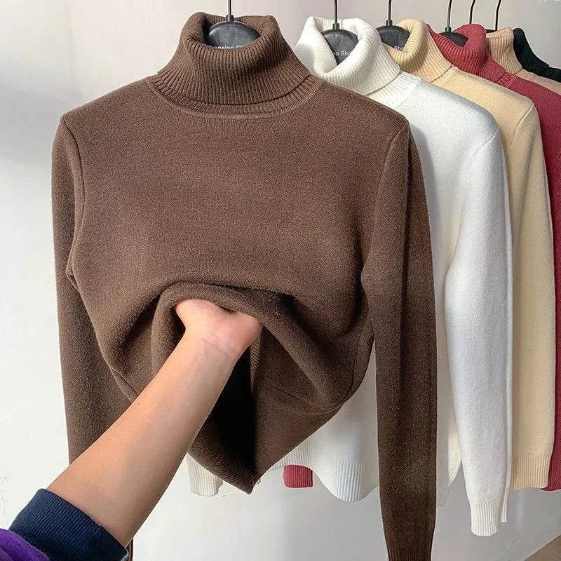 Women Elegant Thick Lined Warm SweaterIndulge in luxurious warmth with our Women Elegant Thick Lined Warm Sueter. Stay cozy and stylish with its elegant design and thick lining. Experience ultimate comfosweatersPlush Fashions ShopPlush Fashion ShopWomen Elegant Thick Lined Warm Sweater