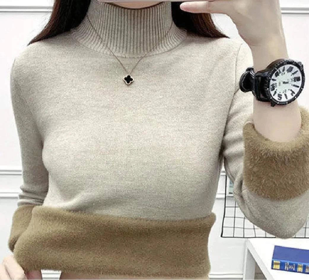 Women Elegant Thick Lined Warm SweaterIndulge in luxurious warmth with our Women Elegant Thick Lined Warm Sueter. Stay cozy and stylish with its elegant design and thick lining. Experience ultimate comfosweatersPlush Fashions ShopPlush Fashion ShopWomen Elegant Thick Lined Warm Sweater